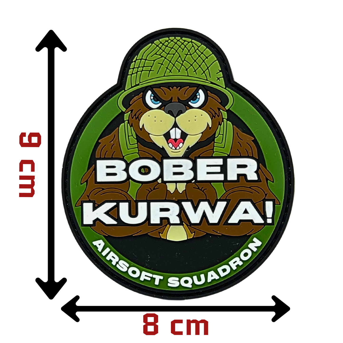 Bober Kurwa Patch Size indication